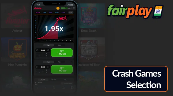 Crash Games Selection